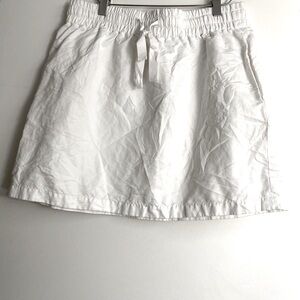 J. Crew White Mini Skirt